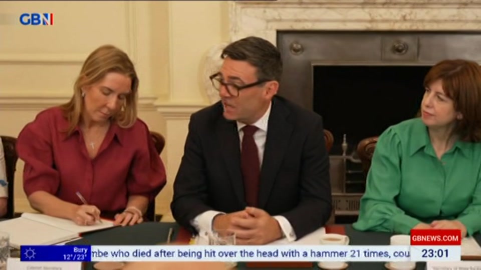 Still from GB News at 1:00