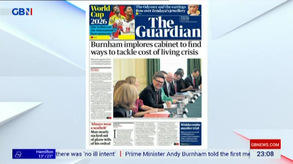 Still from GB News at 8:00