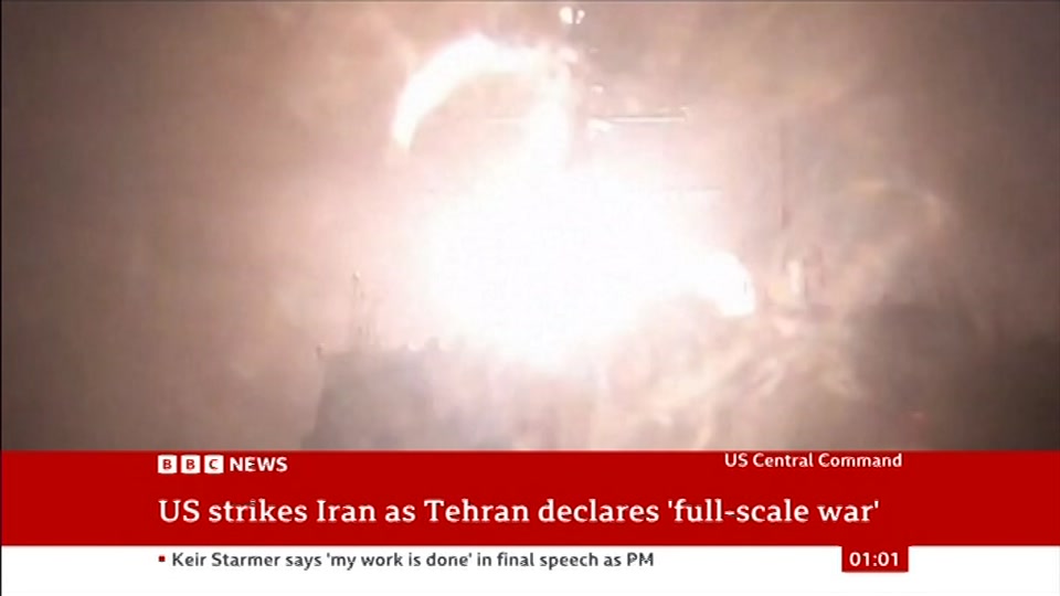 Still from BBC NEWS at 1:00