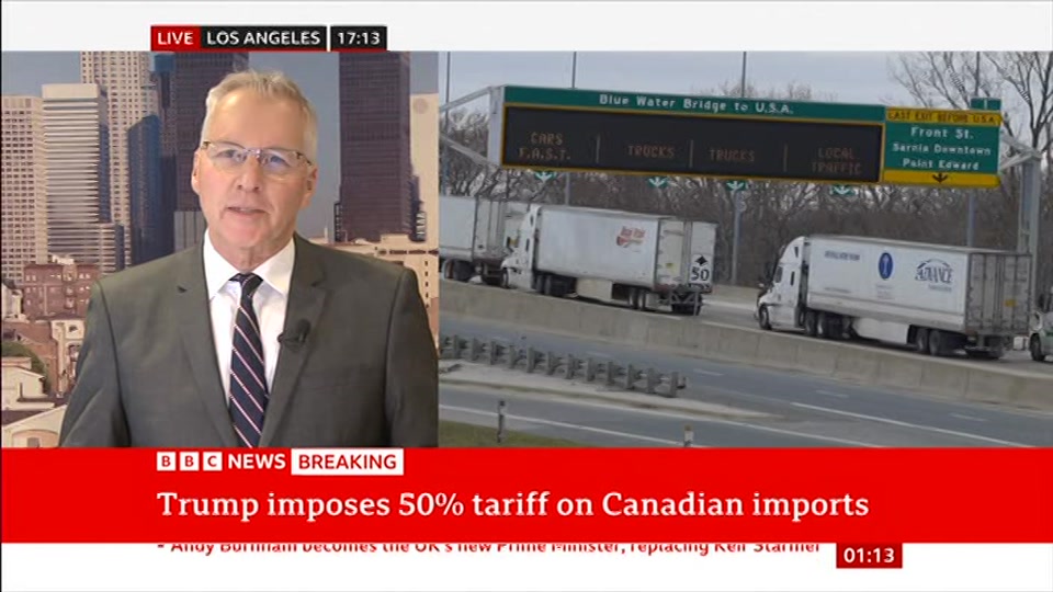 Still from BBC NEWS at 13:00