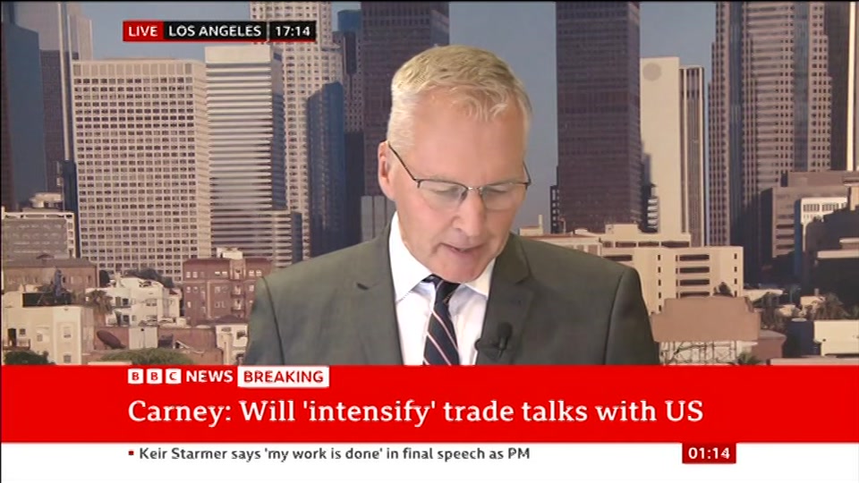 Broadcast still at 14m. BBC NEWS, BBC News, 21 July 2026.