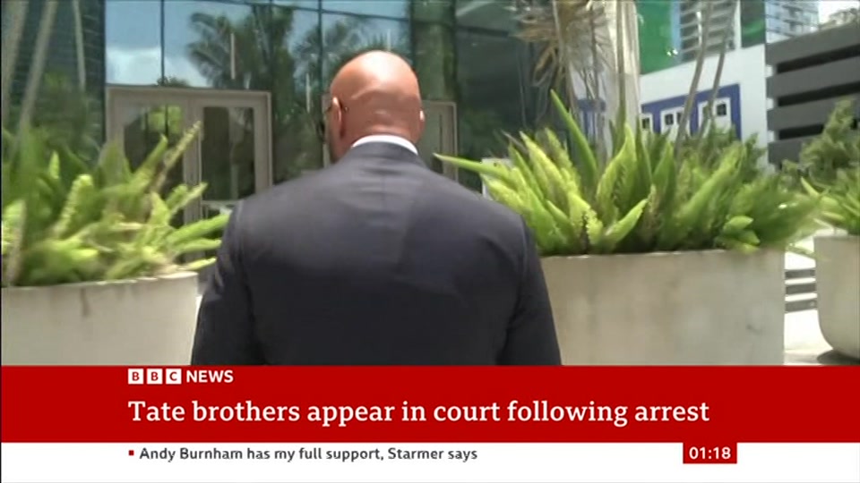 Broadcast still at 18m. BBC NEWS, BBC News, 21 July 2026.