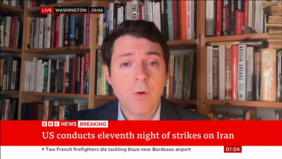 Broadcast still at 4m. BBC NEWS, BBC News, 22 July 2026.