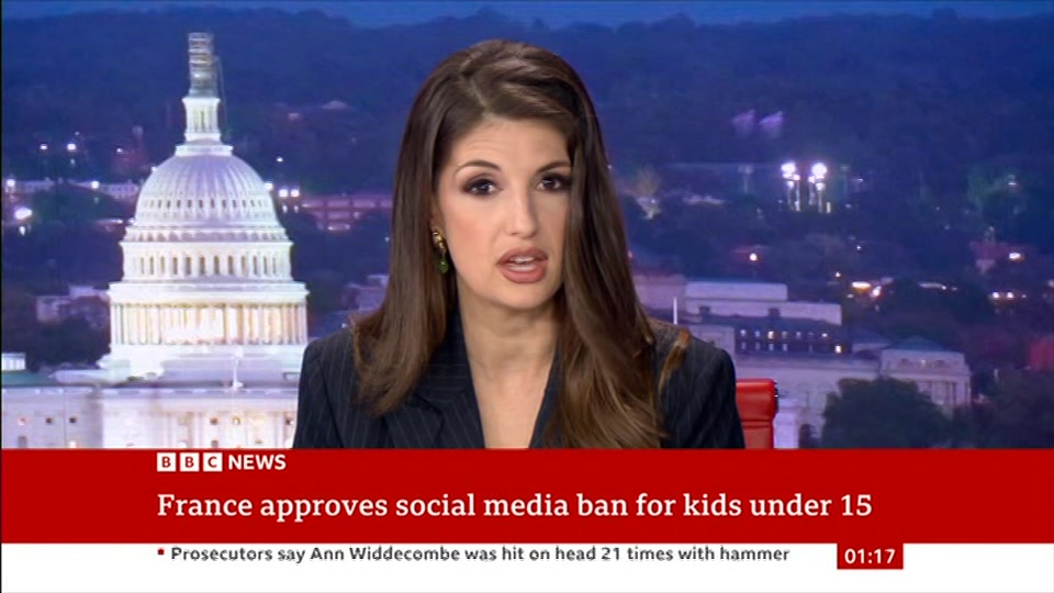Still from BBC News at 17:00