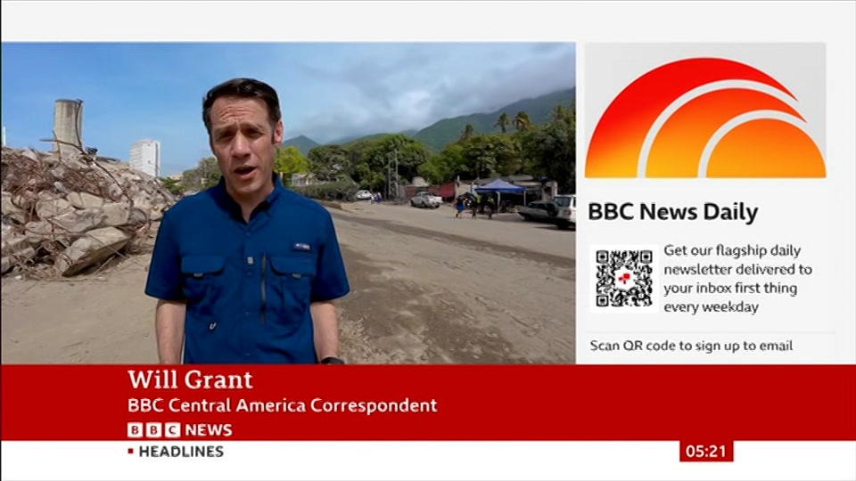 Still from BBC NEWS at 21:00