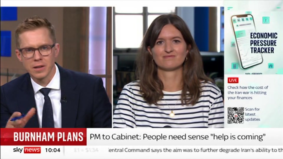 Still from Sky News at 4:00