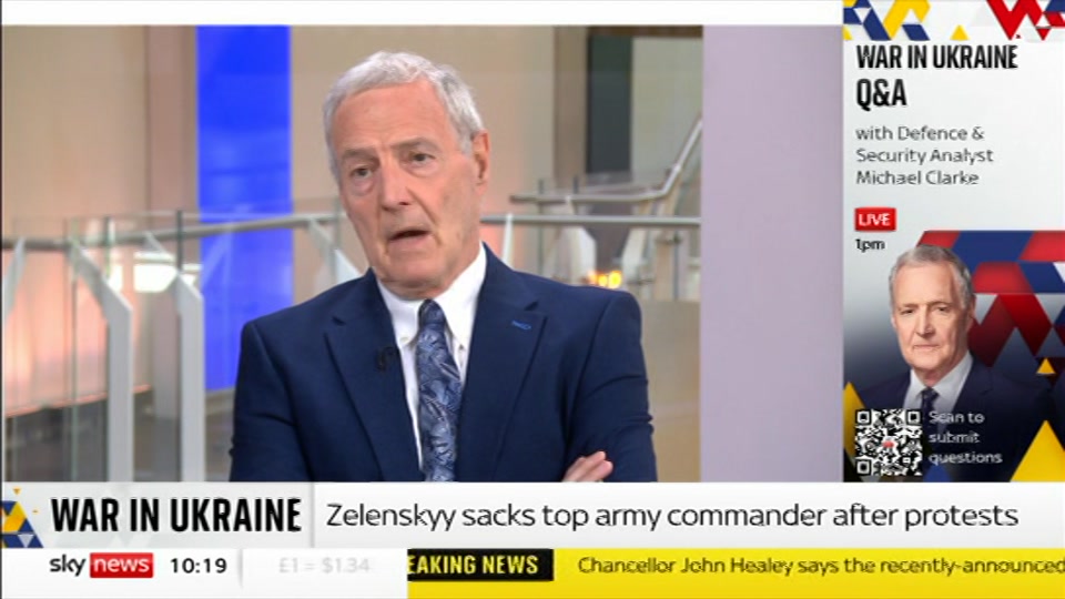 Still from Sky News at 19:00