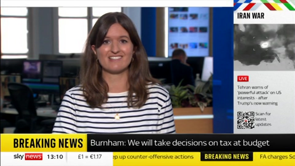Still from Sky News at 10:00