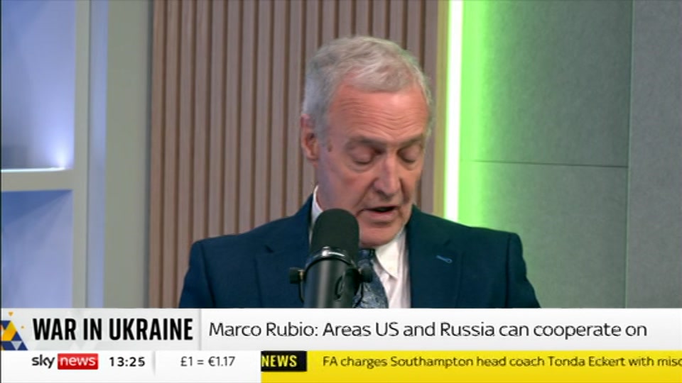 Broadcast still at 25m. Sky News, Sky News Today with Jayne Secker, 22 July 2026.