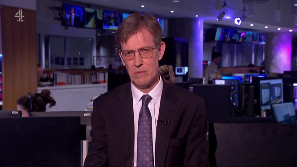 Broadcast still at 19m. Channel 4, Channel 4 News, 22 July 2026.