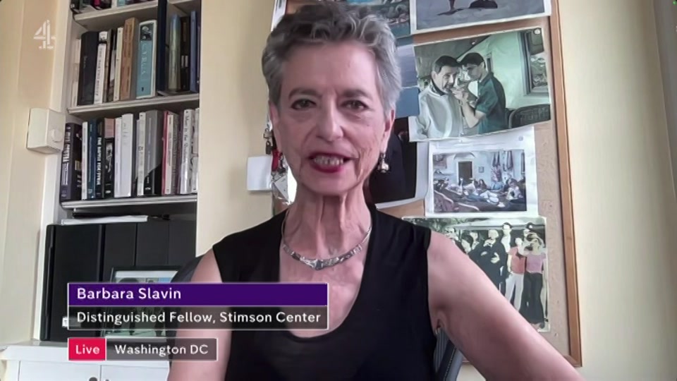 Broadcast still at 25m. Channel 4, Channel 4 News, 22 July 2026.