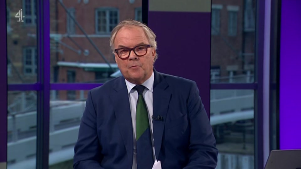 Broadcast still at 47m. Channel 4, Channel 4 News, 22 July 2026.