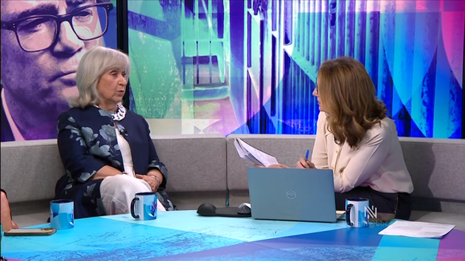 Broadcast still at 11m. BBC TWO, Newsnight, followed by Weather, 22 July 2026.