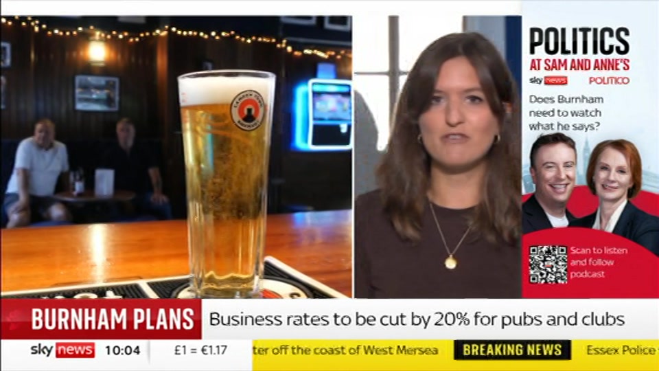 Still from Sky News at 4:00