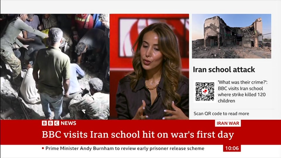 Broadcast still at 6m. BBC NEWS, BBC News, 23 July 2026.