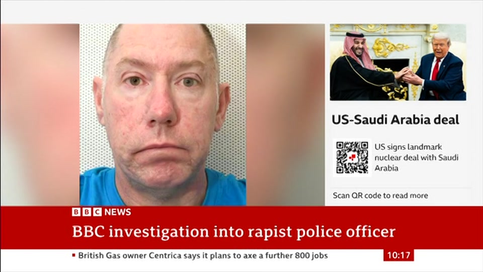 Still from BBC News at 17:00