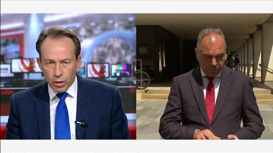 Broadcast still at 6m. BBC ONE West, BBC News at One including..., 23 July 2026.