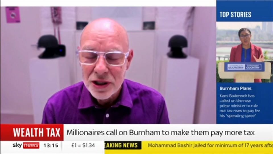 Broadcast still at 15m. Sky News, Sky News Today with Jayne Secker, 23 July 2026.
