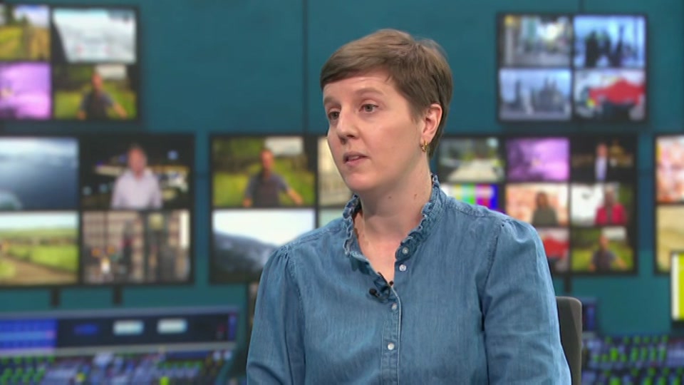 Broadcast still at 13m. ITV1, ITV Lunchtime News, 23 July 2026.