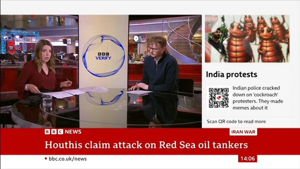 Still from BBC NEWS at 6:00