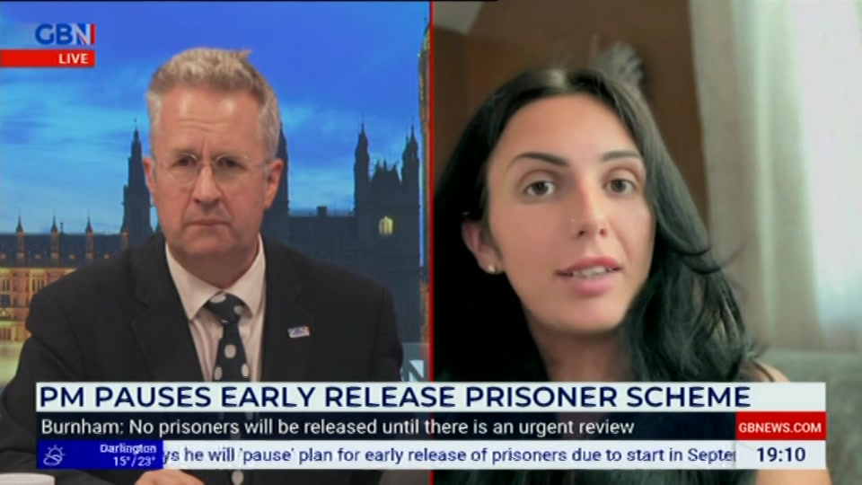 Still from GB News at 10:00