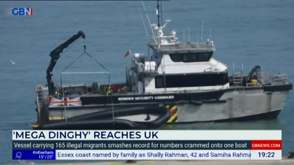 Still from GB News at 22:00