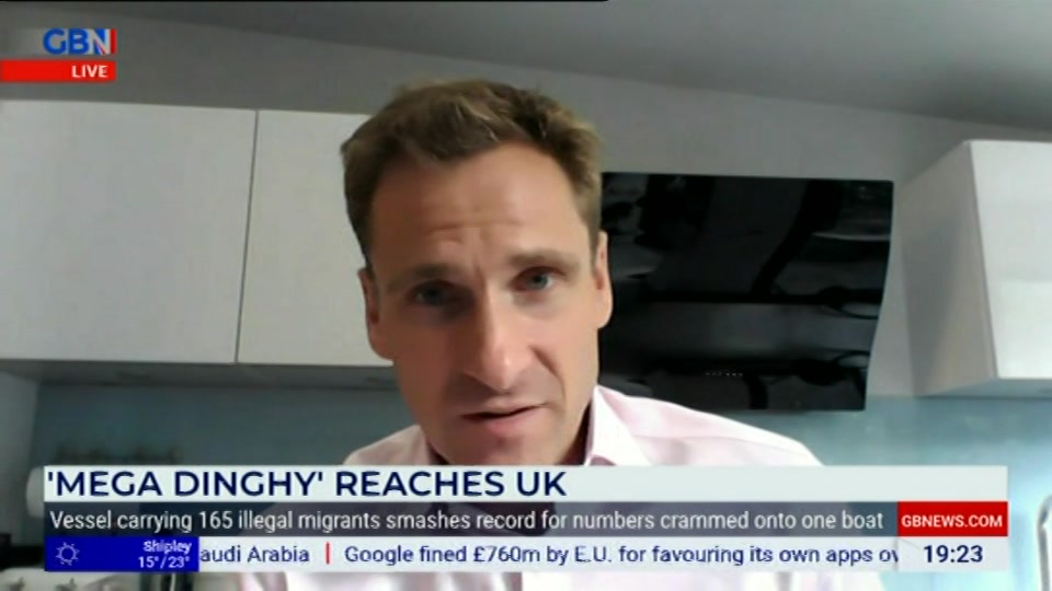 Still from GB News at 23:00