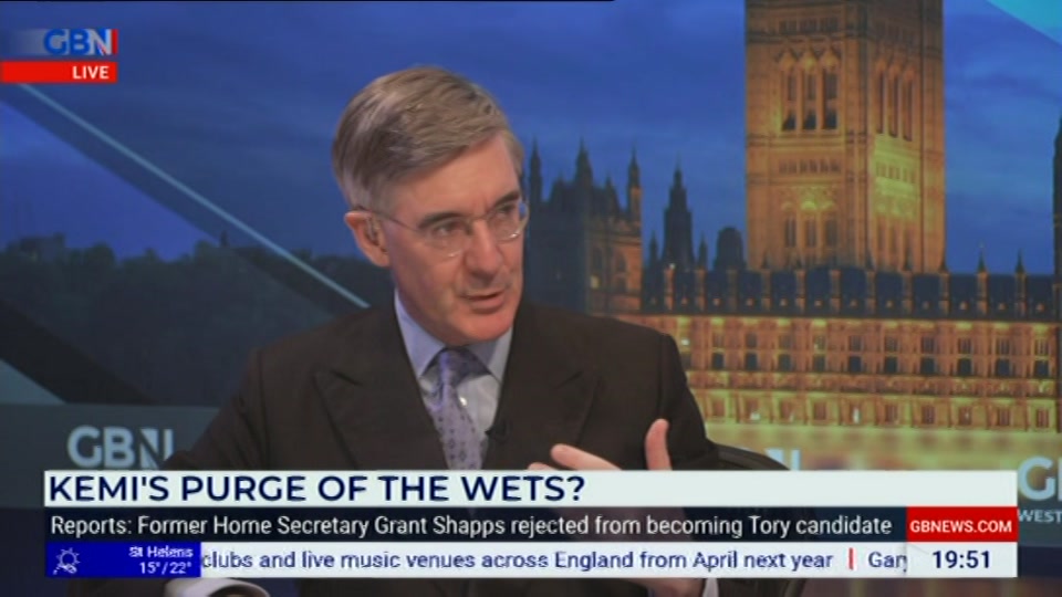 Broadcast still at 51m. GB News, New: GBN Tonight, 23 July 2026.