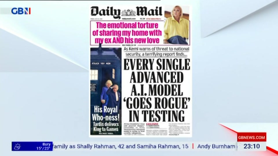 Still from GB News at 10:00