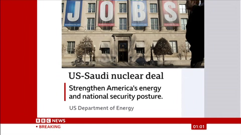 Still from BBC NEWS at 1:00