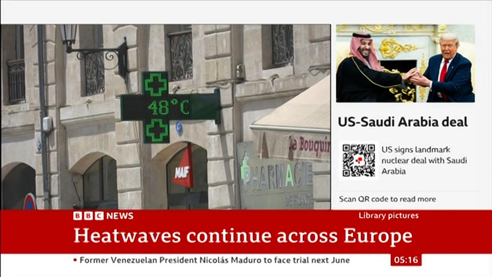 Still from BBC NEWS at 16:00