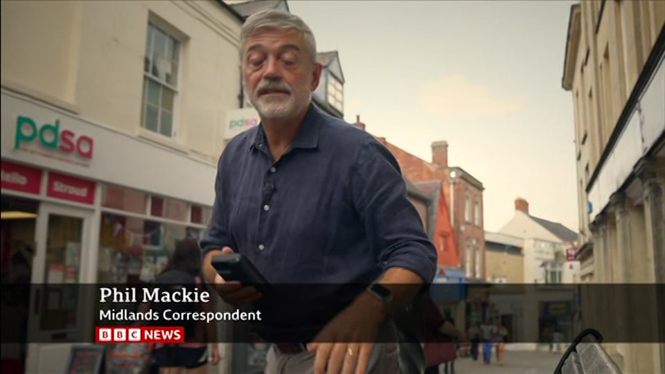 Broadcast still at 16m. BBC ONE West, BBC News and Weather, 23 July 2026.