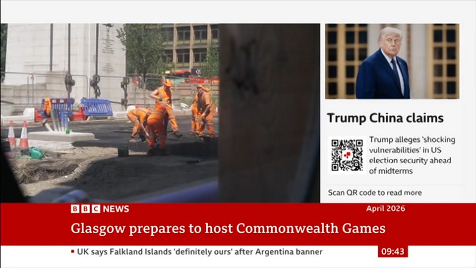 Still from BBC News at 13:00