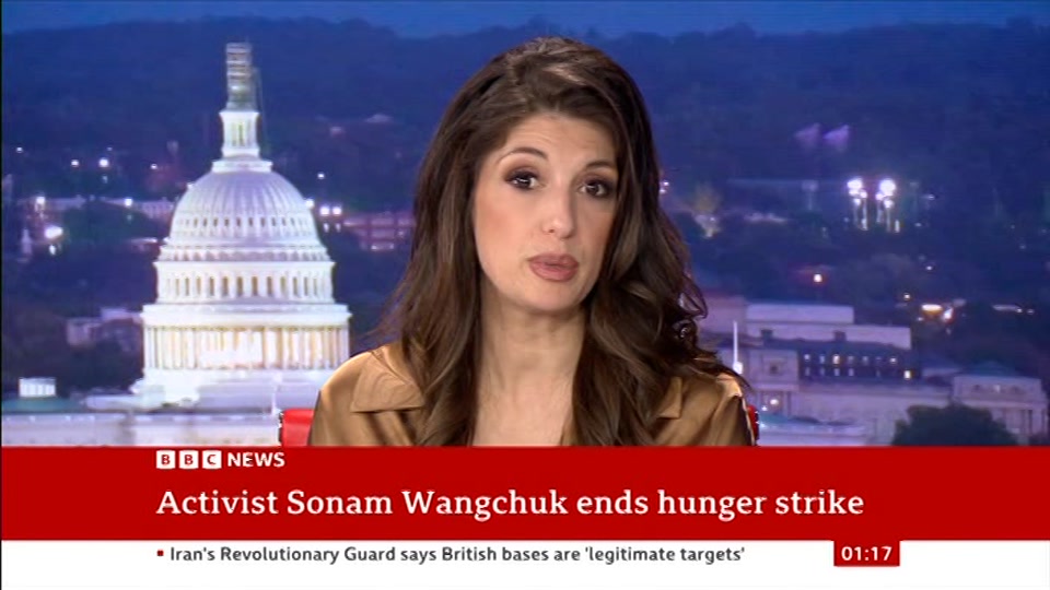 Still from BBC News at 17:00