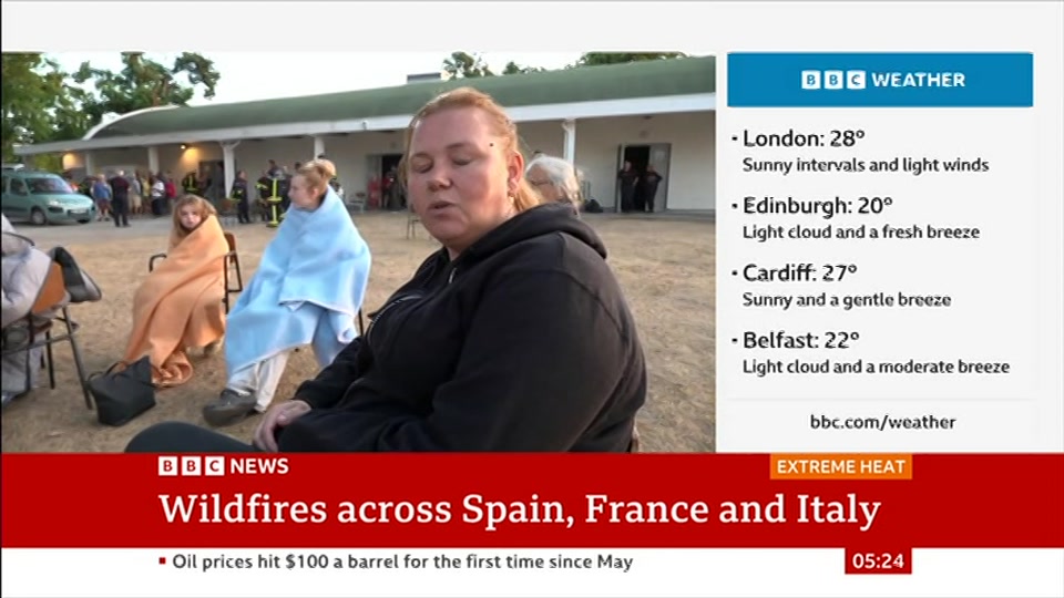 Broadcast still at 24m. BBC NEWS, BBC News, 24 July 2026.