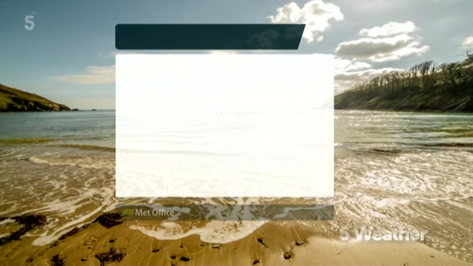 Broadcast still at 1m. 5, 5 News at Lunchtime, 24 July 2026.