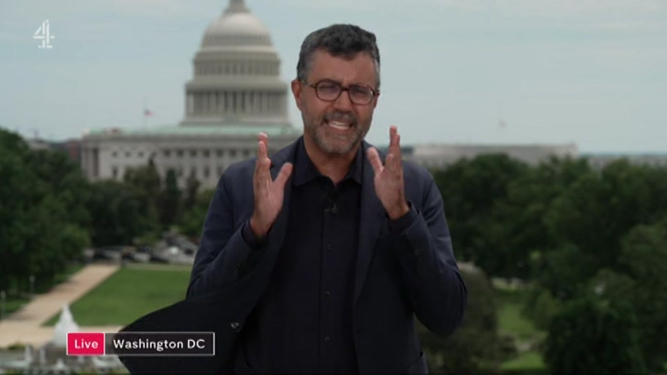 Broadcast still at 6m. Channel 4, Channel 4 News, 24 July 2026.