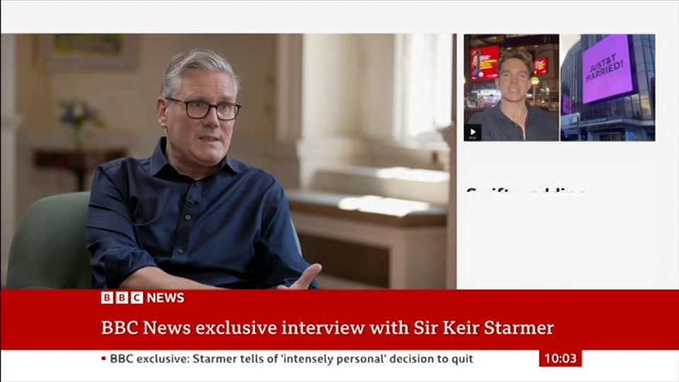 Still from BBC NEWS at 3:00