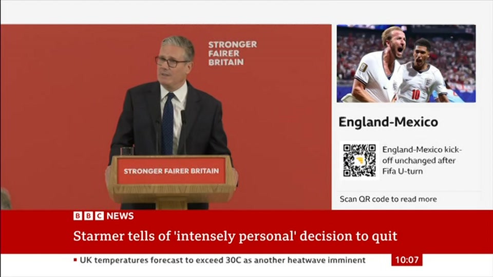 Still from BBC NEWS at 7:00