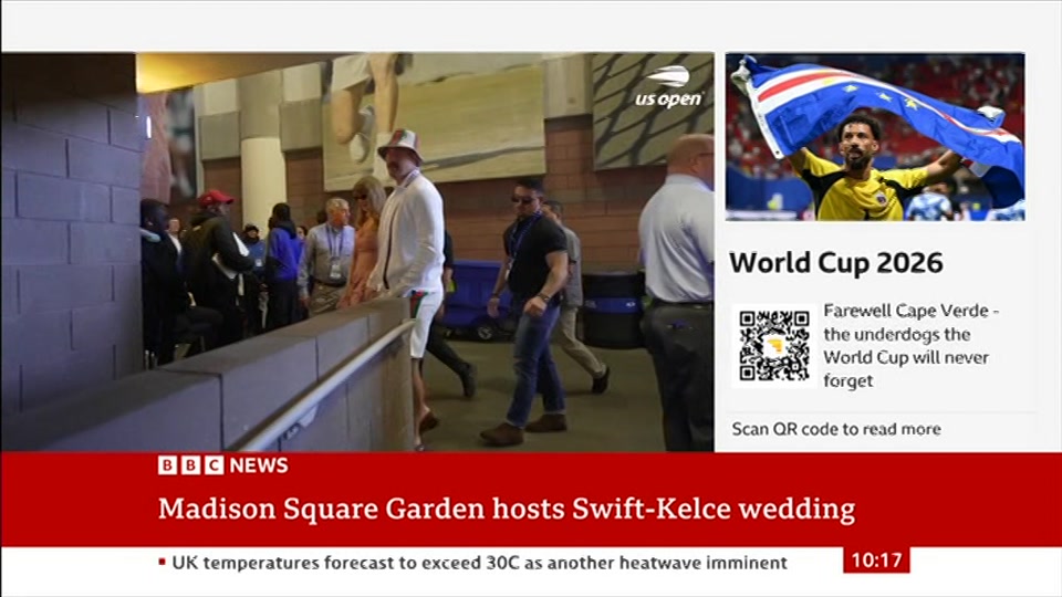 Still from BBC NEWS at 17:00