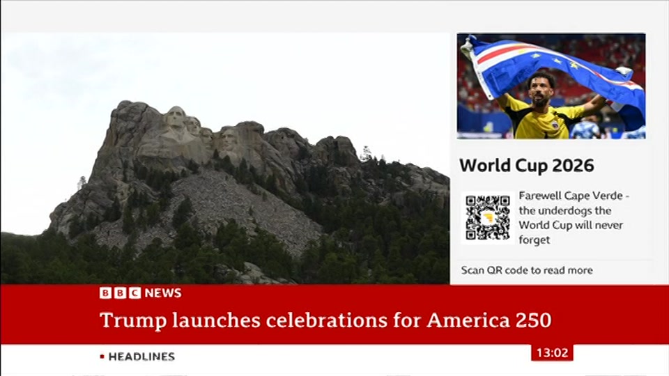Still from BBC NEWS at 2:00