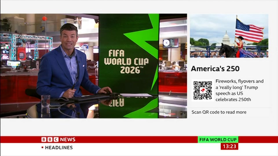 Still from BBC NEWS at 23:00