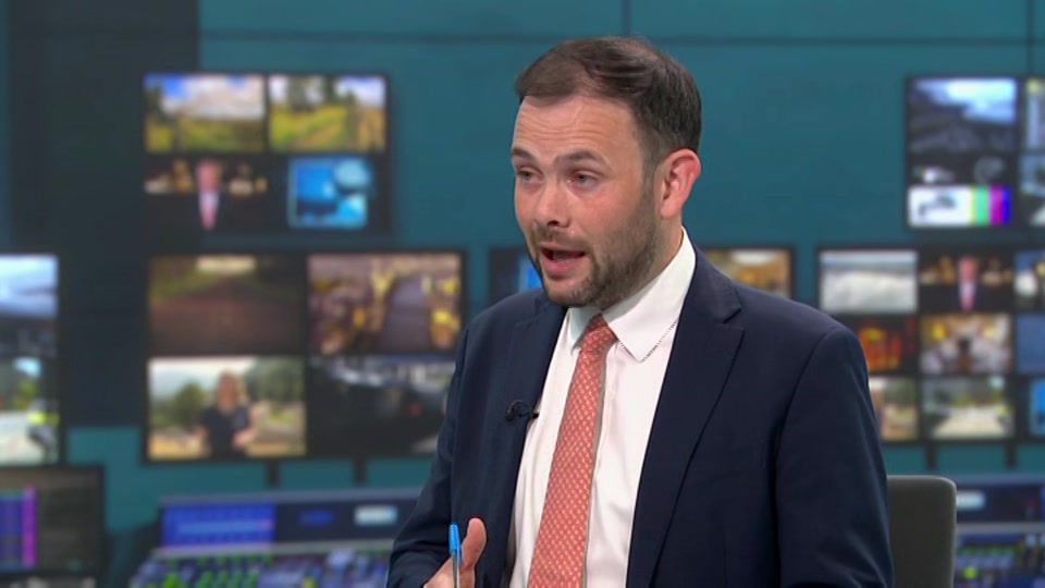Broadcast still at 11m. ITV1, ITV Evening News, 19 July 2026.