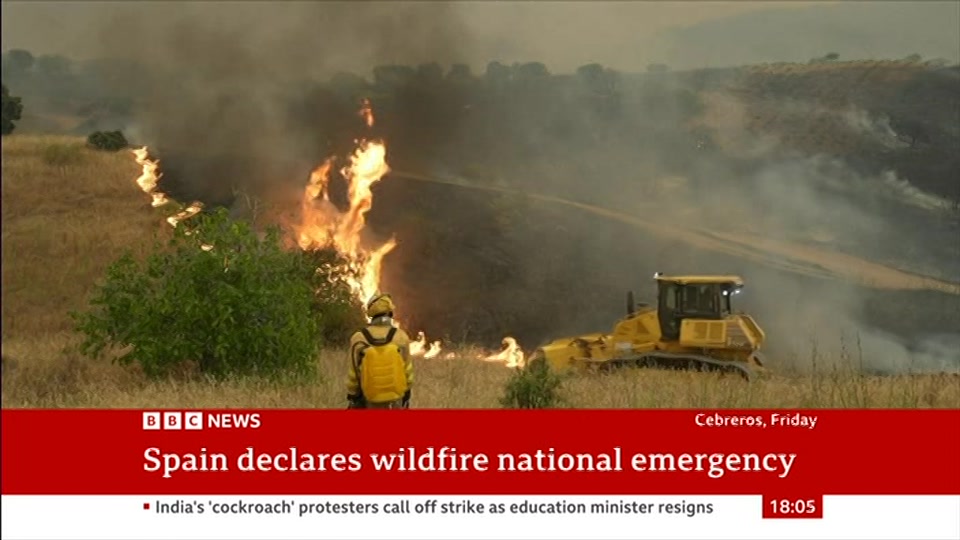 Still from BBC NEWS at 5:00