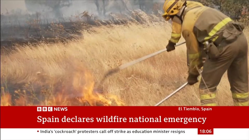 Broadcast still at 6m. BBC NEWS, BBC News, 25 July 2026.