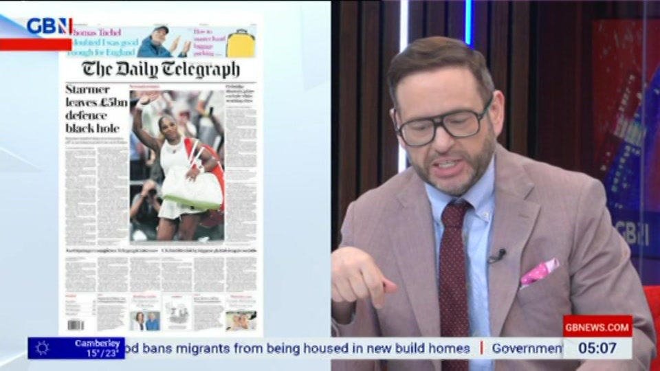 Still from GB News at 8:00