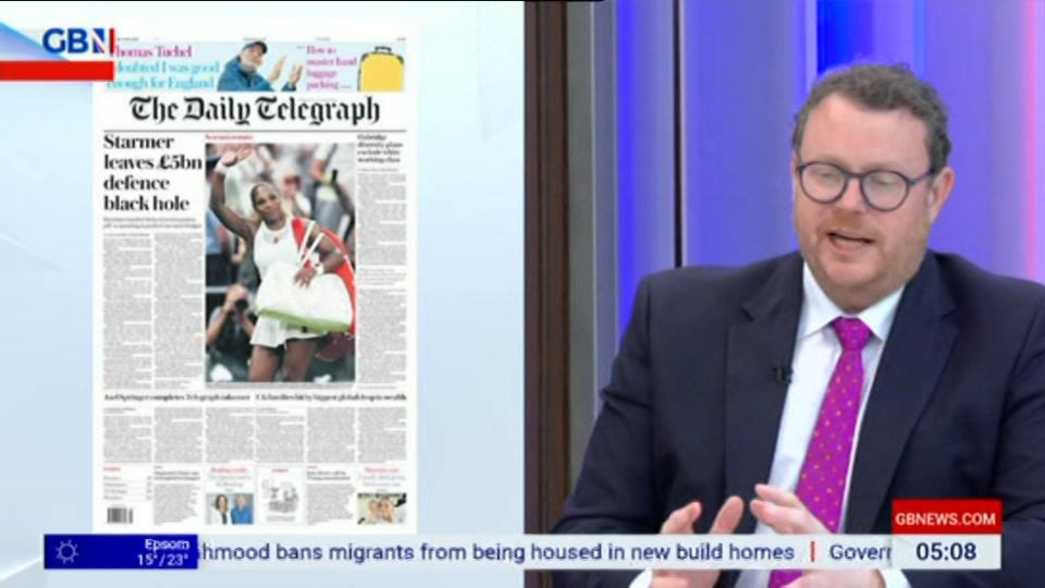 Broadcast still at 9m. GB News, Patrick Christys Tonight Late..., 1 July 2026.
