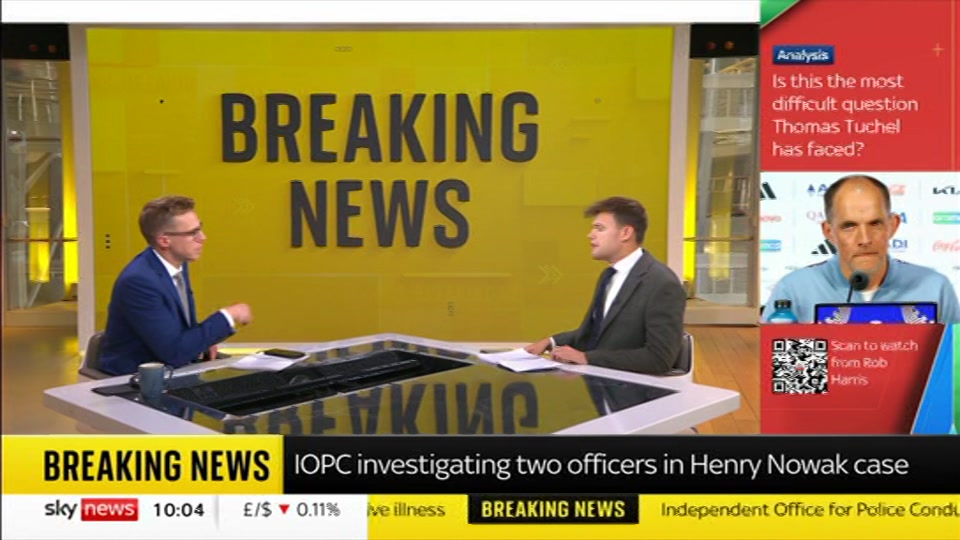Still from Sky News at 5:00