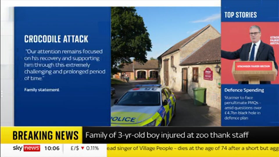 Still from Sky News at 7:00