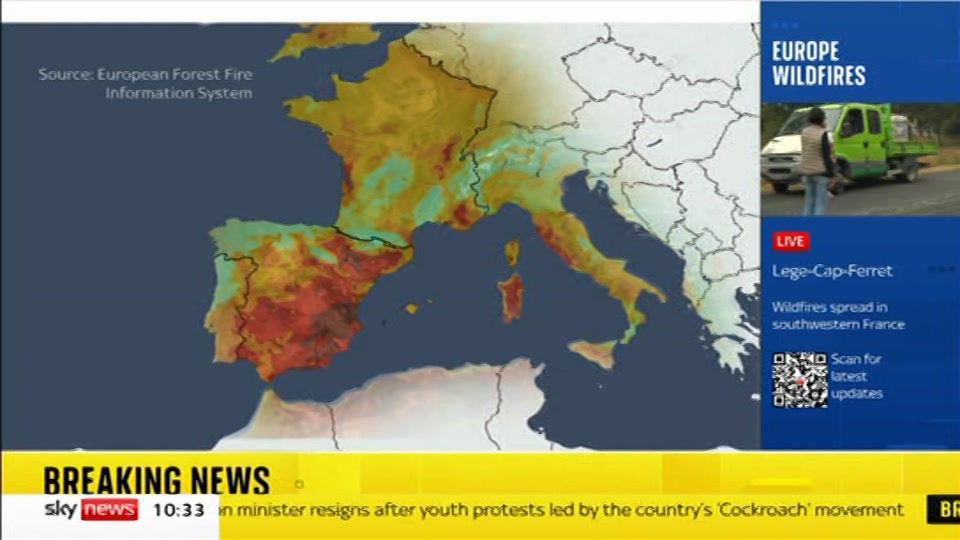 Still from Sky News at 3:00